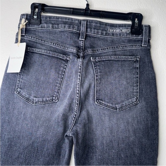 Favorite Daughter Women's Straight Leg Jeans - Charcoal - Picture 10 of 11